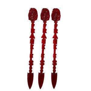 Frankies Tiki Bar Las Vegas Swizzle Stir Sticks Set Of 3 Souvenir Luau Hawaiian